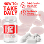 Glyco Ultra Blood Optimizer Capsules, Official Glyco Ultra Blood Support Pills with All Natural Ingredients, Advanced Health and Wellness Supplement with Max Strength Multivitamins (60 Capsules)