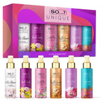 So���? Unique Body Mist Set - Perfumes for Women with Fresh, Floral, Sweet Scents - 6 Hour Wear Body Spray for Women - Travel Size Gift Set - 6 pcs