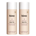 hims Thick Fix Hair Thickening Shampoo for Men, 2 Pack - Hair Loss Shampoo with Saw Palmetto and Niacinamide - No Parabens or Sulfates, Vegan and Cruelty Free - Eucalyptus Grove - 2 x 6.4 fl oz
