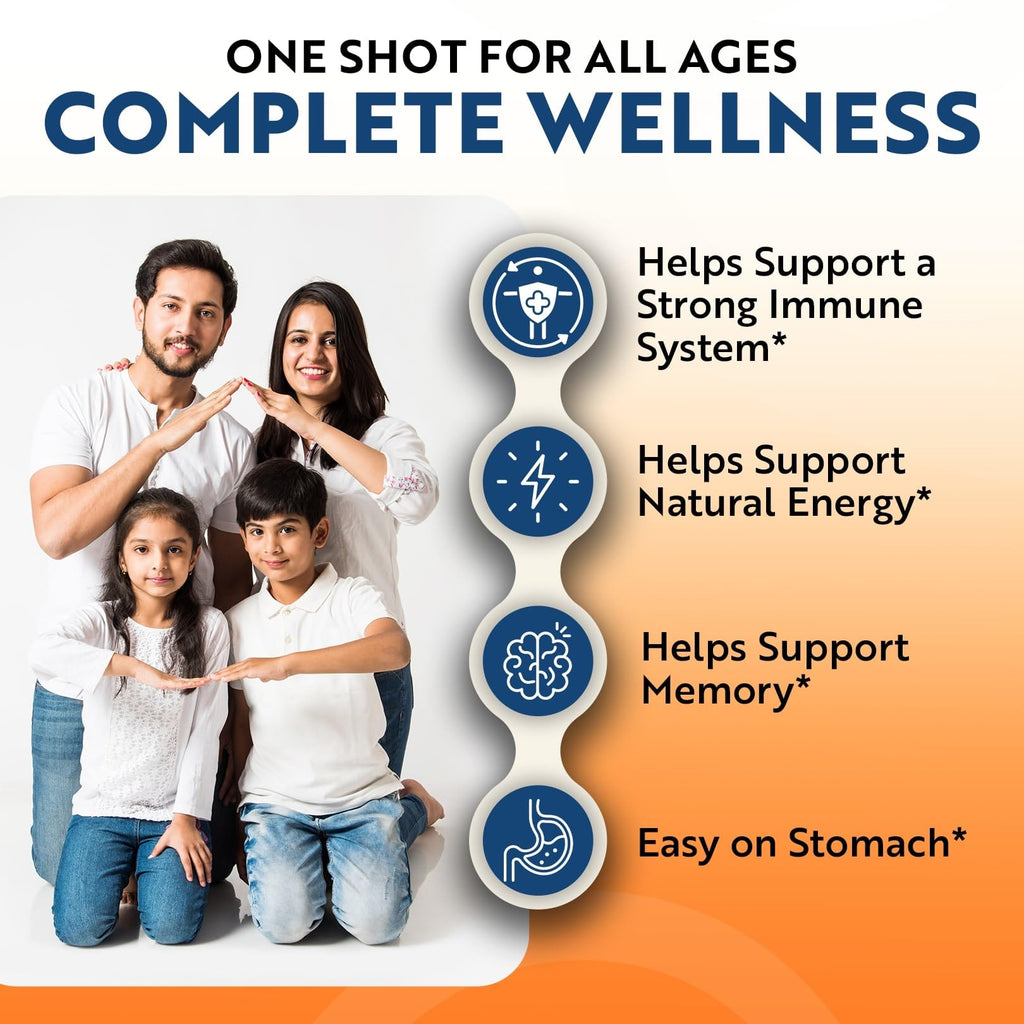 Passion 4 Life Mega Liquid Multivitamins, Trace Minerals, Amino Acids, Turmeric for Adults, Men, Women, Teens, Kids, Non-GMO, No Soy, No Dairy
