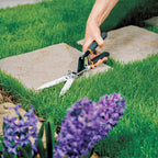 Fiskars 5" Power-Lever Grass Shears, Grass Clippers for Lawn & Garden