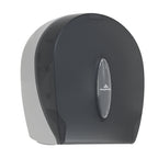 Georgia-Pacific Single-Roll Jumbo Toilet Paper Dispenser by GP PRO (Georgia-Pacific), Translucent Smoke, 59009, 10.610" W x 5.390" D x 11.290" H
