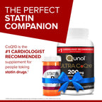 Qunol CoQ10 200mg Softgels, Ultra CoQ10 - Ultra High Absorption Coenzyme Q10 Supplements - Antioxidant Supplement for Vascular and Heart Health & Energy Production, 90 Count