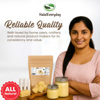 2 Lb Cocoa Butter: Pure, Raw, Unprocessed. Incredible Quality and Scent. Use for Lotion, Cream, Lip Balm, Oil, Stick, or Body Butter. NON-GMO By SaaQin®