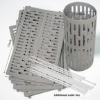 Plastic Tree Trunk Protectors, Nursery Mesh Bark Guard - 6 Pack