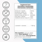 Supersmart - Carnosine 1500mg per Day (High Potency) - Dipeptide L-Carnosine Supplement | Non-GMO - 90 Vegetarian Capsules