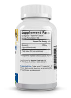 Palmara Health Extra Strength Monolaurin 1,600mg per Serving, 800mg per Capsule