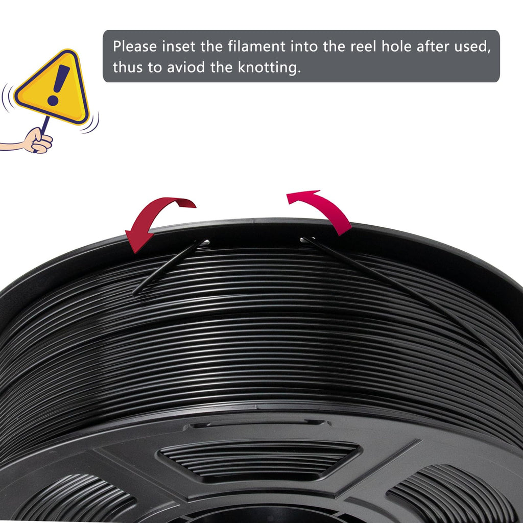 iSANMATE ASA 3D Printer Filament Bundle 4KG (8.8lbs), UV & Weather Resistant 3D Printer Filament Perfect for Outdoor Functional Parts, Black(4-Pack)