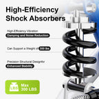 BlessReach All Terrain Steerable Knee Scooter Crutch Alternative，Deluxe Medical Scooter Double Handbrake,for Adults Injured Ankle & Foot Recovery Scooter in Blue