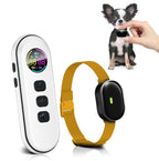 Ultra-Small Dog Shock Collar, Ultra-Light & Thin Dog Training Collar with 1300ft Remote, Tailored for Small Dogs 5-15lbs & Medium Dogs, 198-Level Precise Control, Waterproof, Rechargeable (Black)