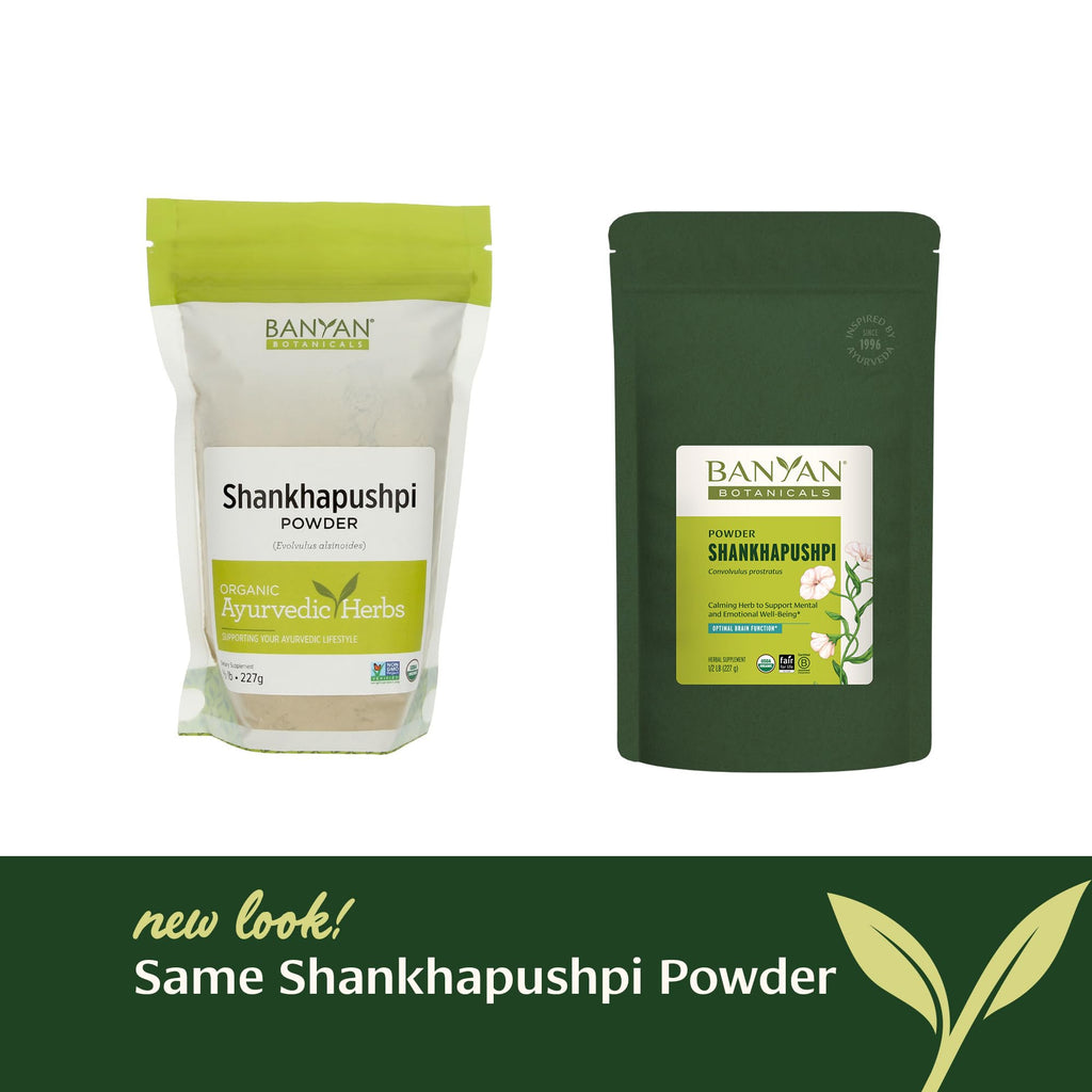 Banyan Botanicals Shankhapushpi Powder – Organic Shankhapushpi (Convolvulus Prostratus) – Nootropic Herb that Promotes Stability and Calm* – ½ lb. – Non-GMO Sustainably Sourced Vegan