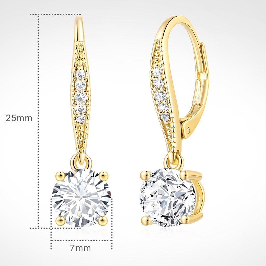 Cossa Dangle Earrings for Women Gold Earrings for Women