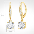Cossa Dangle Earrings for Women Gold Earrings for Women