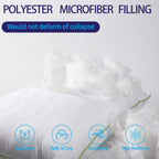 HKYLRAN Bed Pillows King Size Set of 2,for Sleeping,Down Alternative Fill