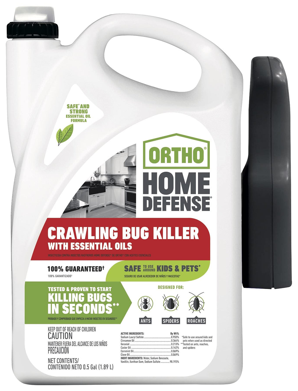 Ortho Home Defense Crawling Bug Killer with Essential Oils 0.5 gal.