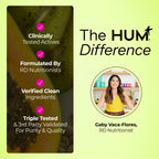 HUM Flatter Me Extra Strength Digestive Enzymes for Women, Men, Digestive Gut Bloating Supplement, Ginger, Peppermint Leaf, Fast Acting Anti Bloat Pills Multi Enzyme for Debloating, 60 Capsules