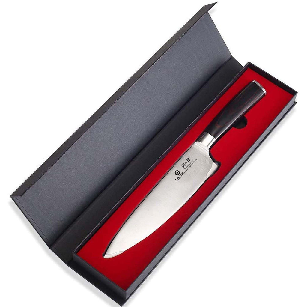 imarku Japanese Chef Knife-Sharp Kitchen Knife 8 Inch, Gift for Mom & Dad