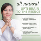 Optimal Health Systems Brain | Most Comprehensive Nootropic + Enzyme Delivery | 700 mg Scientific Neuroenhancment Blend | Boost Mood, Memory & Focus | 90 Capsules