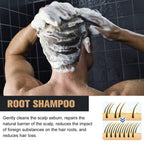 2PCS Root Activator Shampoo, Hair Growth Root Activator Shampoo, for Smooth and Strong Hair Restoration