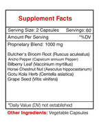 Secrets of the Tribe - Varicose Vein, Healthy Legs Support, Herbal Supplement Blend (120 Capsules)