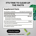 Healthbiotics Sulforaphane Supplement Organic Broccoli Sprouts | Stabilized Sulforaphane from Broccoli Florets & Seeds | Organic Sulfur Supplements 120 Pills | 1 Pack