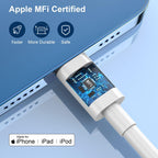 GREPHONE iPhone Charger Fast Charging,20W PD USB C Wall Charger 4 Pack with 6FT Fast Charging Cable - Fast Charger for iPhone 14/14 Pro Max/13/13 Pro/12/12 Pro/11/11 Pro/XS, iPad