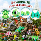 JOICEE 2026 Christmas Advent Calendar with Mini 3D Printed Animals Toys
