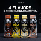 Jocko Mölk 30g Grass Fed Protein Shakes – No Added Sugar Protein Drinks KETO Friendly - Ready to Drink 12 FL Oz (Pack of 12) Banana Cream