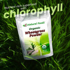 Z Natural Foods Organic Wheatgrass Powder, Green Superfood Powder for Smoothies, Juices, Shakes, and Recipes, Nutrient-Rich Powder, 100% Pure, Raw, Non-GMO, Vegan, Gluten-Free, 87 Servings, 1 lb