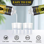 TAKIMO 32OZ 3X UV Resistant Crystal Clear Epoxy Resin Kit, 1:1 High Gloss