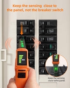 Focemta Circuit Breaker Finder & GFCI Outlet Tester with Digital LCD Display, 90-135V Electrical Circuit Tracer Tool for Electricians/DIY – Lightweight (Includes Batteries & Carrying Case)