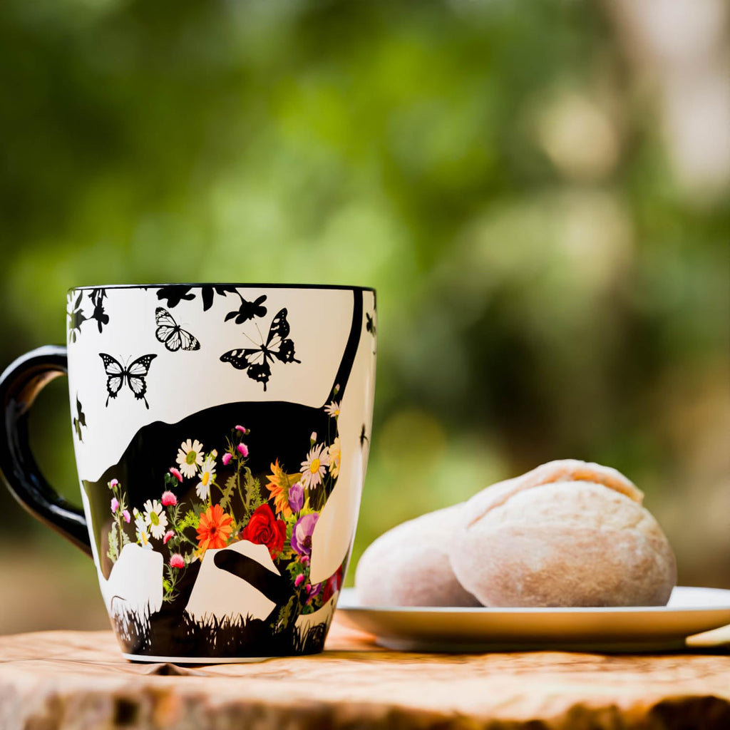 Color Changing Cat Coffee Mug 12oz – Unique Gift for Cat Lovers