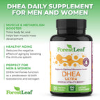 DHEA 100mg | DHEA Supplement for Women | DHEA Supplement for Men | Pure High Strength Micronized Dehydroepiandrosterone | Supports Energy, Hormone Balance, Anti-Aging, Mood | 90 Caps (3-Month Supply)
