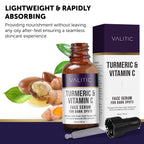 VALITIC Vitamin C Serum - Anti Aging and Dark Spot Remover for Face, Skin Care with Niacinamide, Hyaluronic Acid, Collagen, Kojic Acid, Turmeric - Brightening Face Serum 1 fl oz