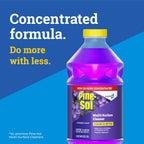 Pine-Sol Multi-Surface Cleaner, CloroxPro, 2x Concentrated Formula, All-Purpose Cleaner, Lavender Clean, 40 Fluid Ounces (Pack of 2)