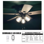 HOMOSUM E26 Frosted LED Edison Bulbs, 4W, Equivalent 40W, Soft White 3000K,400LM,AC120V,Dimmable ST58 Frosted Vintage Bulbs with 90+ CRI, Pack of 6 (4W=40W Soft White)