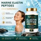 Keikeyo Elastin Peptides, Elastin Peptide Skin Tightening Formula, Marine Protein Complex, Daily Nutritional Support for Skin 60 Count (1pcs, 1)