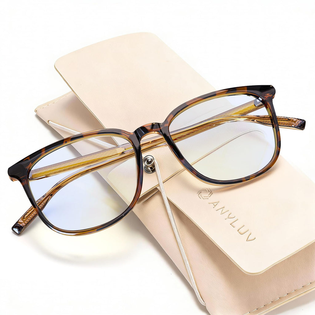 ANYLUV Blue Light Glasses for Woman Men, Womens Blue Light Blocking Glasses Computer Glasses Anti Eyestrain