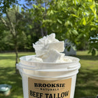 100% Pure & Grass Fed Beef Tallow 7 Lb. Rendered Bulk | No Additives | For Soaps, Balms, Candle, Skincare | Non-GMO and Gluten-free