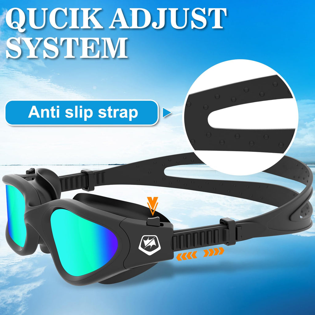WIN.MAX Swimming Goggles Swim Pool Goggles Anti Fog Anti UV No Leakage Clear Vision for Men Women Adults Teenagers