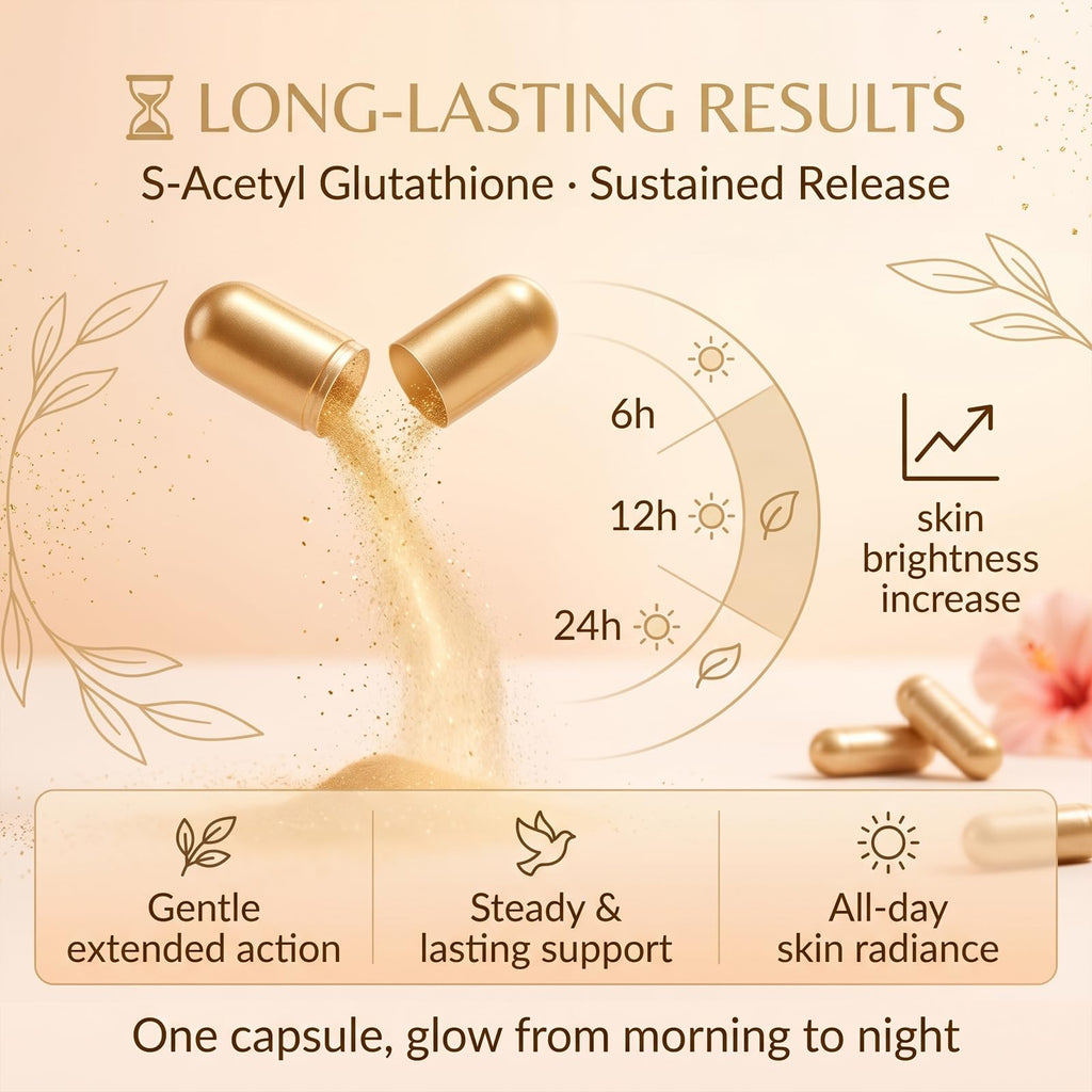 Hikari Aurum Glutathione Capsule, Aurum Hikari Premium Glutathione - 30 Capsules