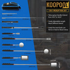 Telescoping Magnetic Pickup Tool Set, Inspection Mirror Telescoping, LED Flashlight, Cool Gadgets for Men, Gifts for Dad, Husband, Kids, Boyfriend, Magnet Stick