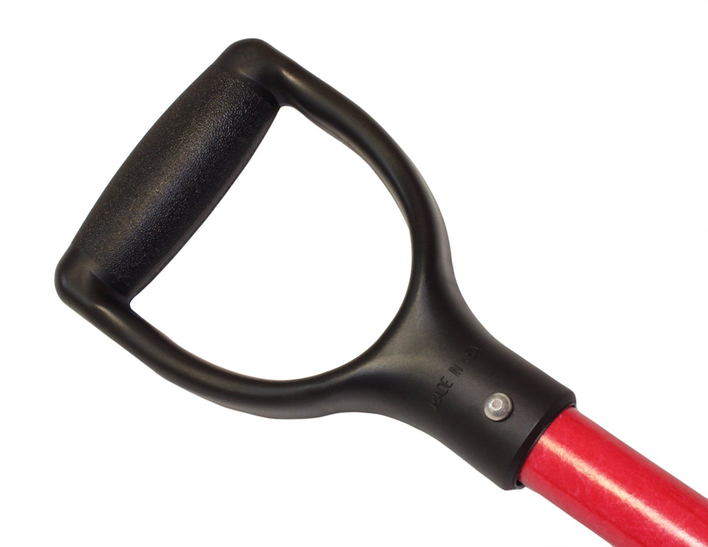 Bully Tools Floor Scraper - Heavy Duty 7-Gauge Scraper with Fiberglass D-Grip Handle for Tile Removal, Carpet Removal, Ice & Mud Scraping, Landscaping Tools, Flat Shovel - 100% Made in the USA, 7-Inch