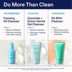 Skinfix Foaming Oil Cleanser for Face - 6 oz - Rich Gel-to-Foam Formula to Hydrate & Soothe Dry, Sensitive Skin - Fragrance Free, Vegan, Cruelty Free