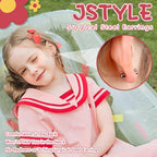 Jstyle Hypoallergenic Earrings for Girls Women Flat Back Earring Multicolor
