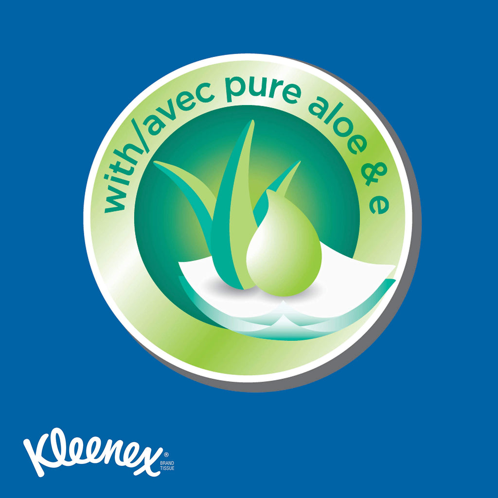 Kleenex Lotion Facial Tissue ( Designs & colors will vary ) 75 Count (Pack of 4)