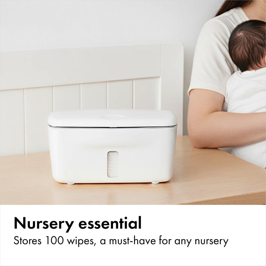 OXO Tot Perfect Pull Baby Wipes Dispenser, Refillable Wipe Holder, Gray