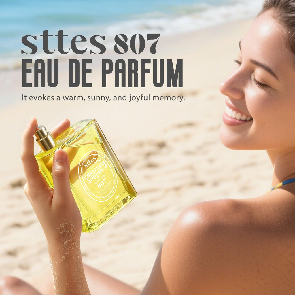 Sttes Perfume 807# (SUN AND SAND) ��� Eau De Parfum 100ml (3.4 fl oz) ��� Coconut Milk, Warm Sand, Vanilla