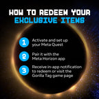 Meta Quest 3S 128GB | Virtual Reality — VR Headset — Gorilla Tag Bundle