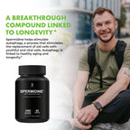 HUMANX Spermidine+ (USA Third Party Tested) - Spermidine-Rich Wheat Germ Extract & Zinc to Activate Cellular Renewal - Non-GMO, Spermidine Capsules - Supports Healthy Aging - Spermidine Supplement